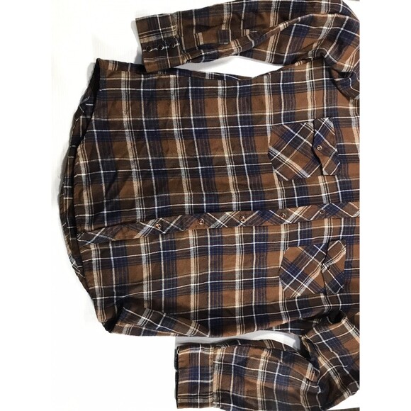 VTG Genuine Roebucks Pearl Button Down Western Long Sleeve Men’s Xl Tall - Picture 2 of 10